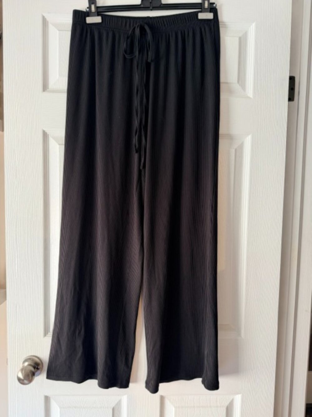 SHEIN Curve Black Pleated Wide Leg Pants – Size 1XL
